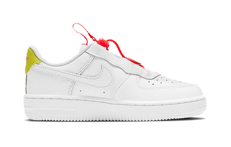 (PS) Nike Force 1 Toggle 'White Bright Crimson' CU5287-102