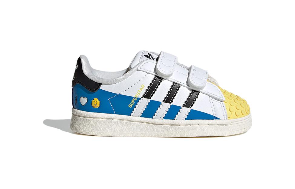 (TD) adidas Superstar x LEGO 'White Yellow Blue' IF2913