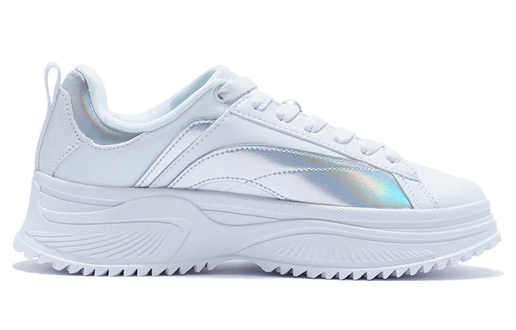 (WMNS) Li-Ning Retro Sport Leisure 'White' AGCR338-3