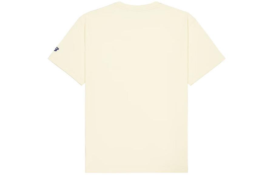 New Balance Small NBSC Graphic T-Shirt 'Beige Navy' AMT42331-CAU