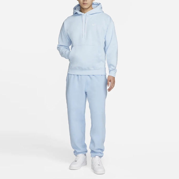 Men's Nike Solid Color Logo Printing Drawstring Blue DA0316-441