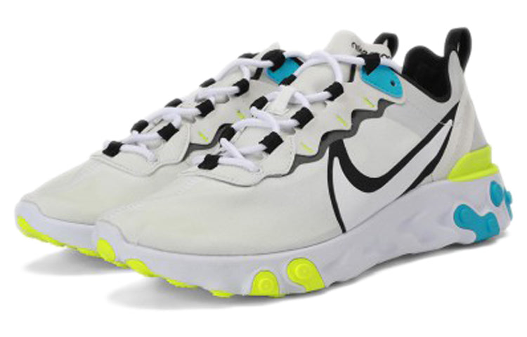 Nike React Element 55 'White Blue Fury Volt' CZ8652-104