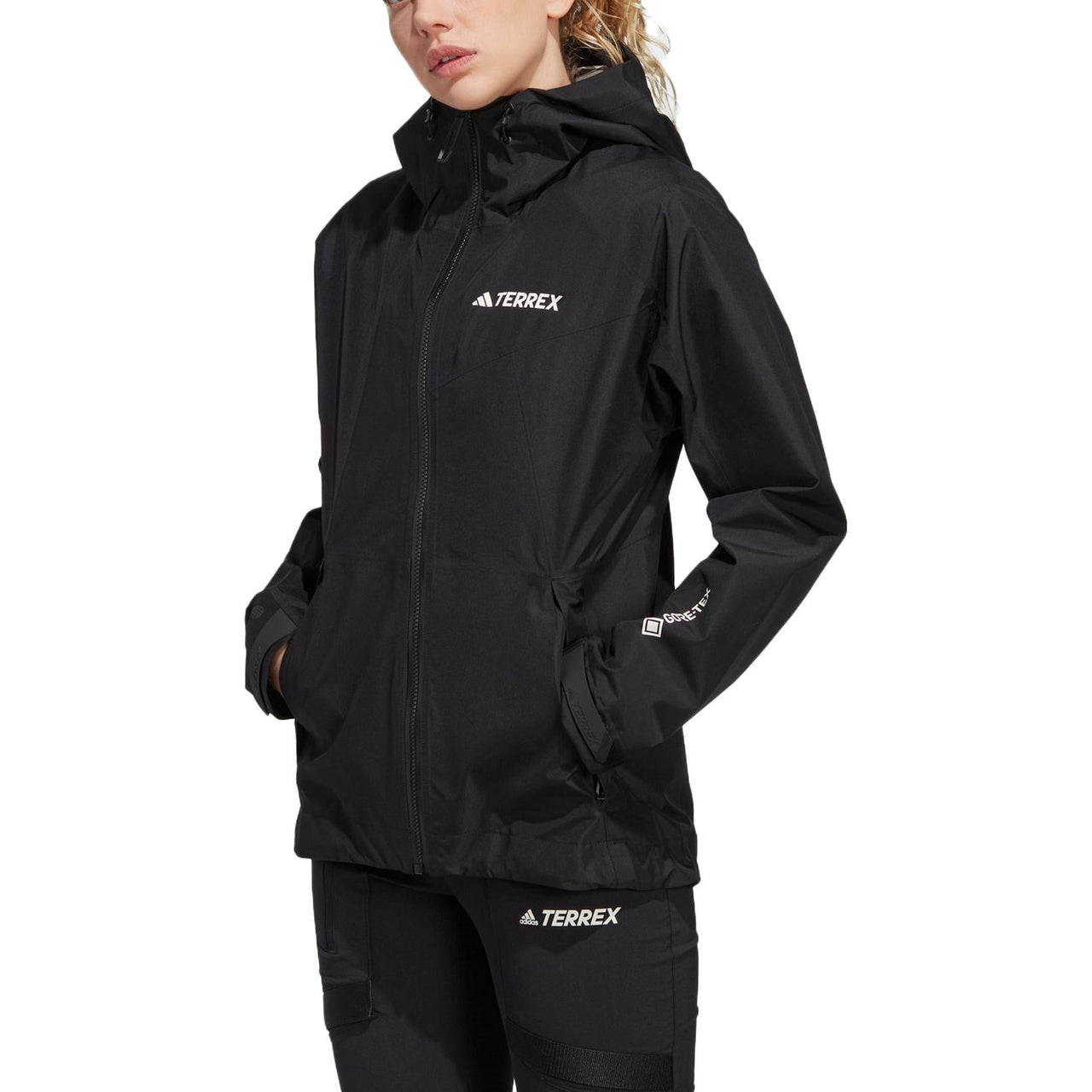 (WMNS) adidas Terrex Xperior Gore-Tex Paclite Rain Jacket 'Black' HN2904