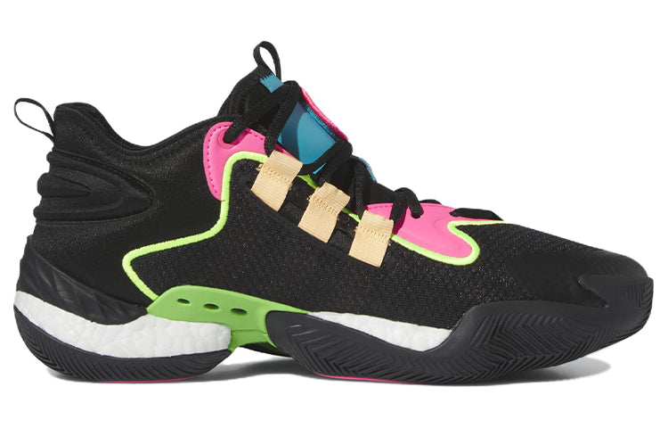 adidas BYW Select Basketball Shoes 'Black Orange Pink' IE9306