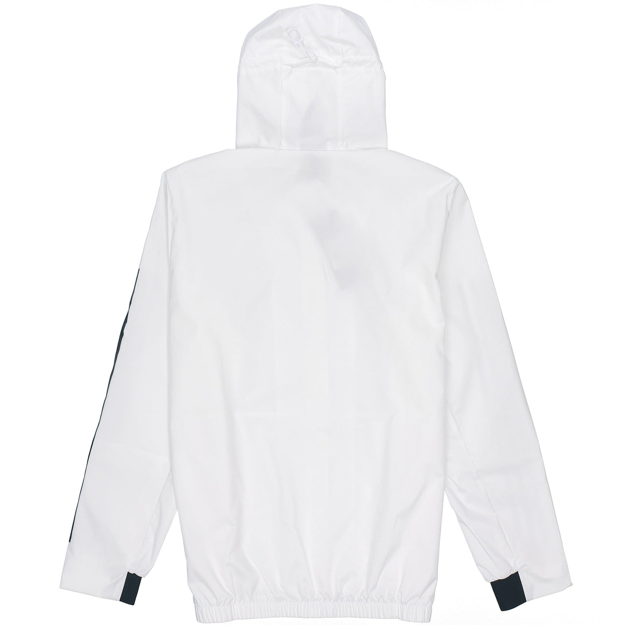 adidas Plaid Applique Sports Hooded Shirt Jacket Men White FM9430
