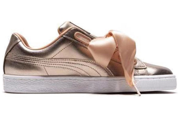 (WMNS) PUMA Basket Heart Luxe 'Dusty Coral' 366730-03