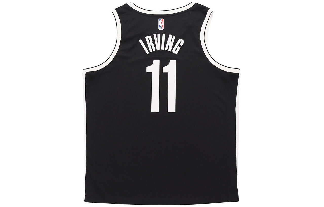 Nike NBA Sports Basketball Jersey/Vest SW Fan Edition 20-21 Season Brooklyn Nets Kyrie Irving 11 Black CW3658-015