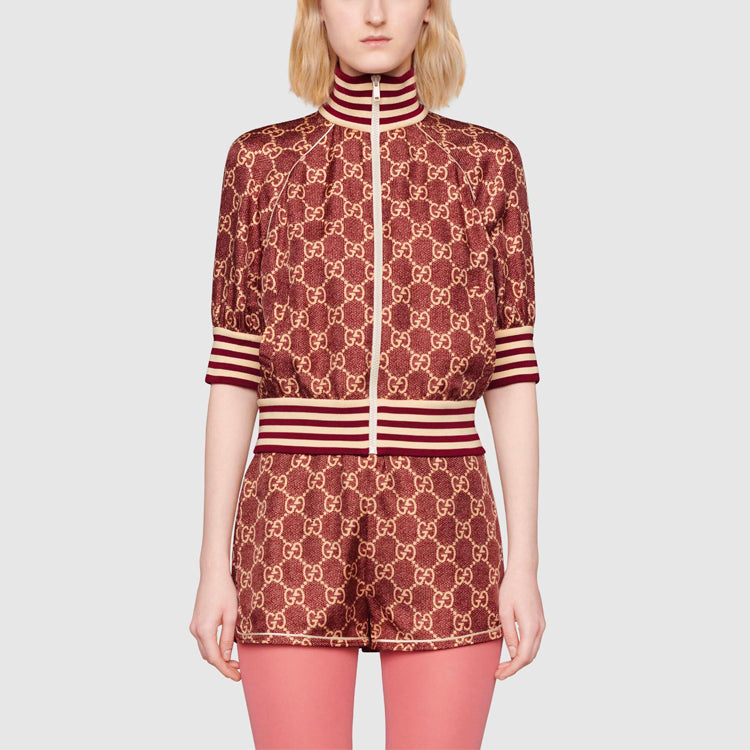 (WMNS) Gucci SS21 Printing Full Print Jacket Pink Red 644588-XJCL5-5281