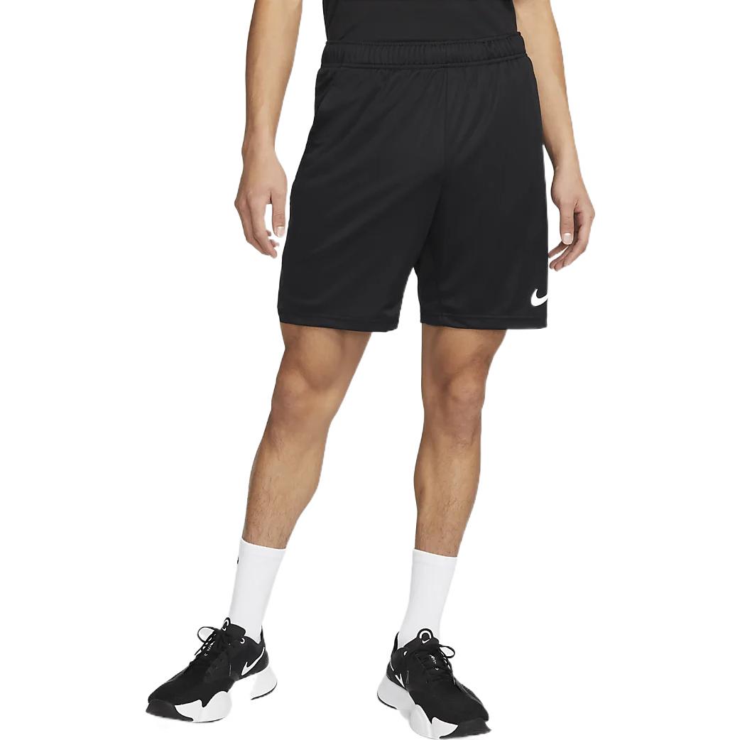 Men's Nike SS22 Casual Logo Printing Black Straight Shorts DM5943-010