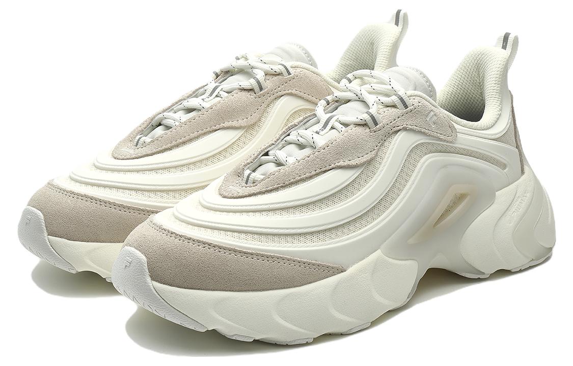 (WMNS) FILA FUSION Ray 4 Sneakers 'White Beige' T12W331108FBA