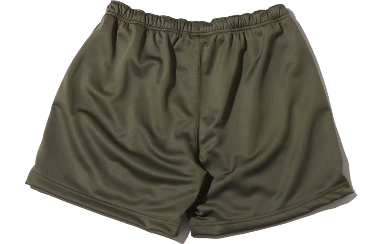 Men's Nike Solid Color Minimalistic Elastic Waistband Logo Medium Olive Shorts DH4658-222