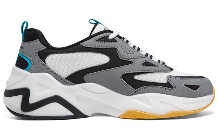 (WMNS) Skechers D'Lites Hyper Burst Sneakers 'Grey White Multi' 896259-GMLT