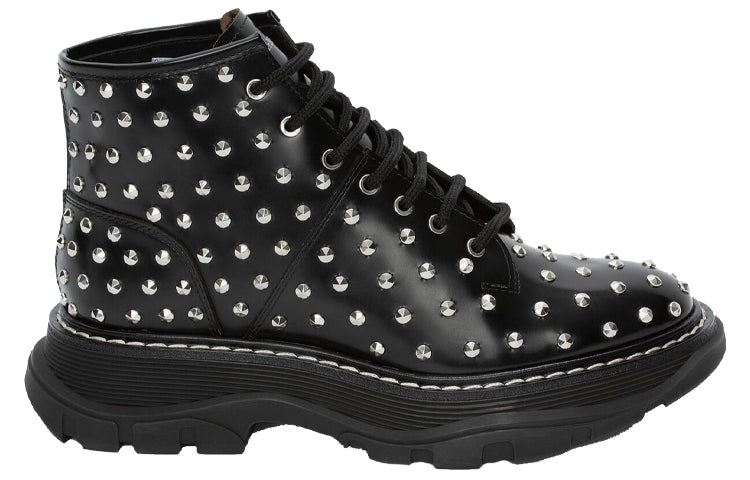 (WMNS) Alexander McQueen Ankle boots 'Black Studd' 595470WHQSG1090