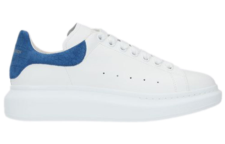 Alexander McQueen Oversized Sneaker 'White Blue Crocodile' 625162WHZ4K9255