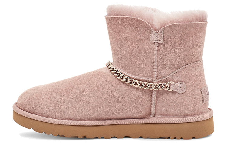 (WMNS) UGG Classic Charm Mini Stay Warm Fleece Lined Pink 1112493-DUS