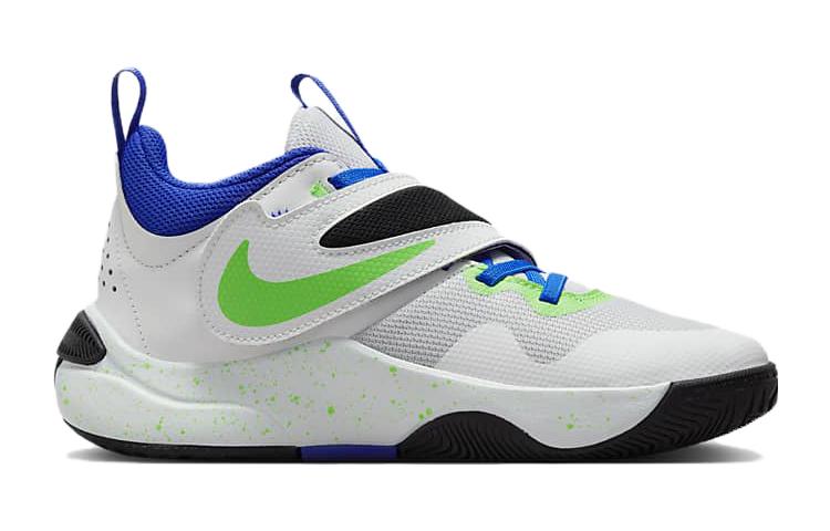 (GS) Nike Team Hustle D11 'Green Strike Racer Blue' DV8996-101