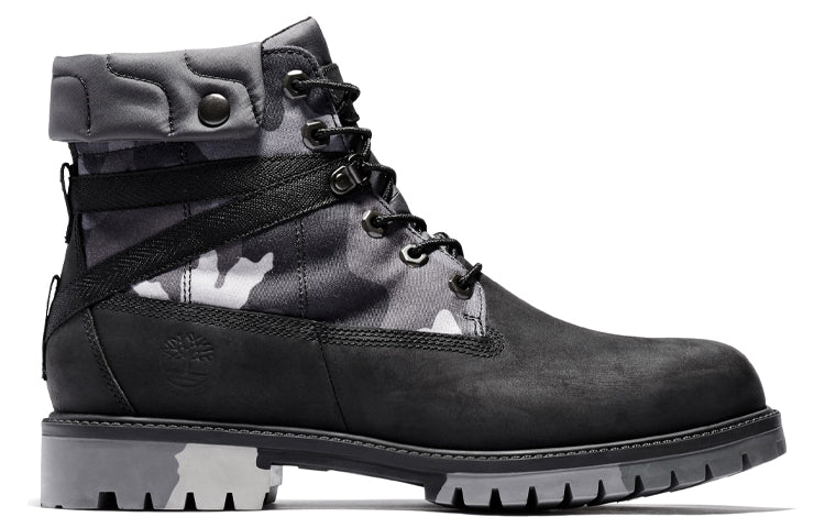 Timberland Heritage EK+ 6 Inch Waterproof Wide-Fit Boot 'Grey Camouflage' A29P7001