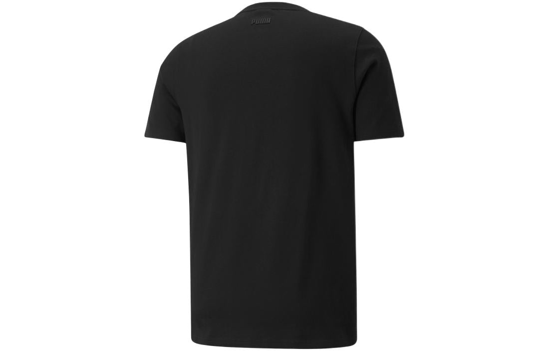 PUMA Qualifier Basketball Short Sleeve T-Shirt 'Black White' 532106-12