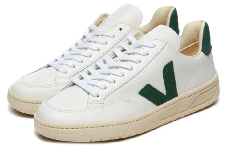 Veja V-12 Leather 'White Cyprus' XD022336B