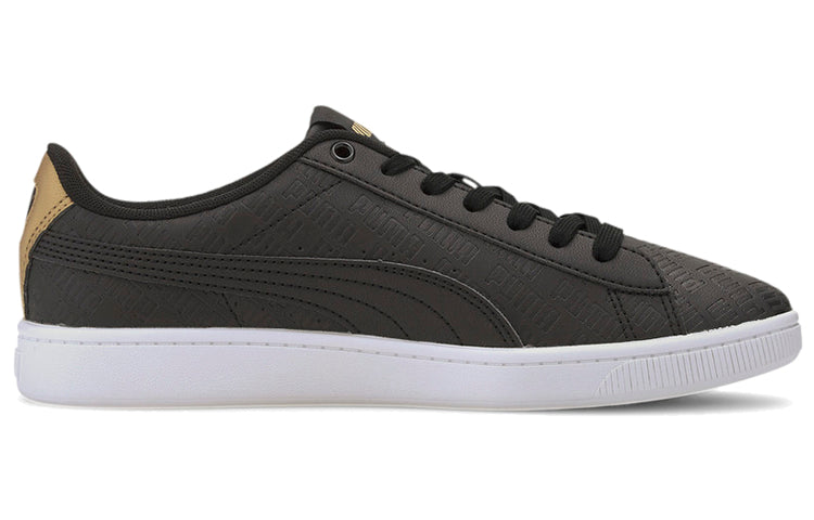 (WMNS) PUMA Vikky V2 Sig 'Black White Gold' 373226-02