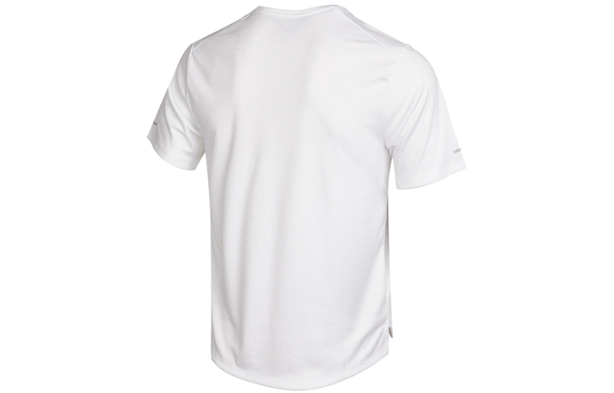 Nike Dri-FIT Sports Training Quick Dry Round Neck Short Sleeve White DA1318-100