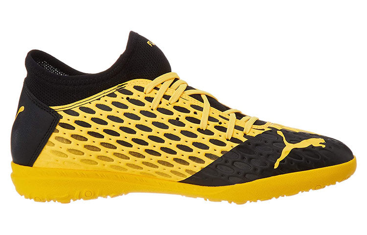 PUMA Future 5.4 TT Soccer Cleats Black/Yellow 105803-03