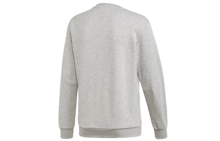 adidas Athleisure Casual Sports Printing Logo Round Neck Pullover Gray FL3925