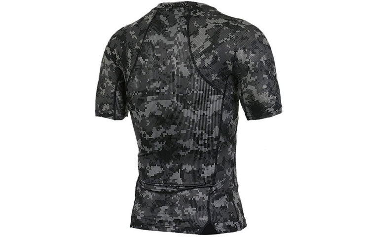 Men's Nike Gym Running Basketball Training Breathable Quick Dry Short Sleeve Camouflage T-Shirt 828177-037
