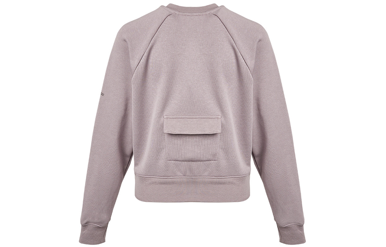 (WMNS) Nike Sportswear Swoosh Casual Sports Round Neck Smoke Purple Hoodie CZ8891-531