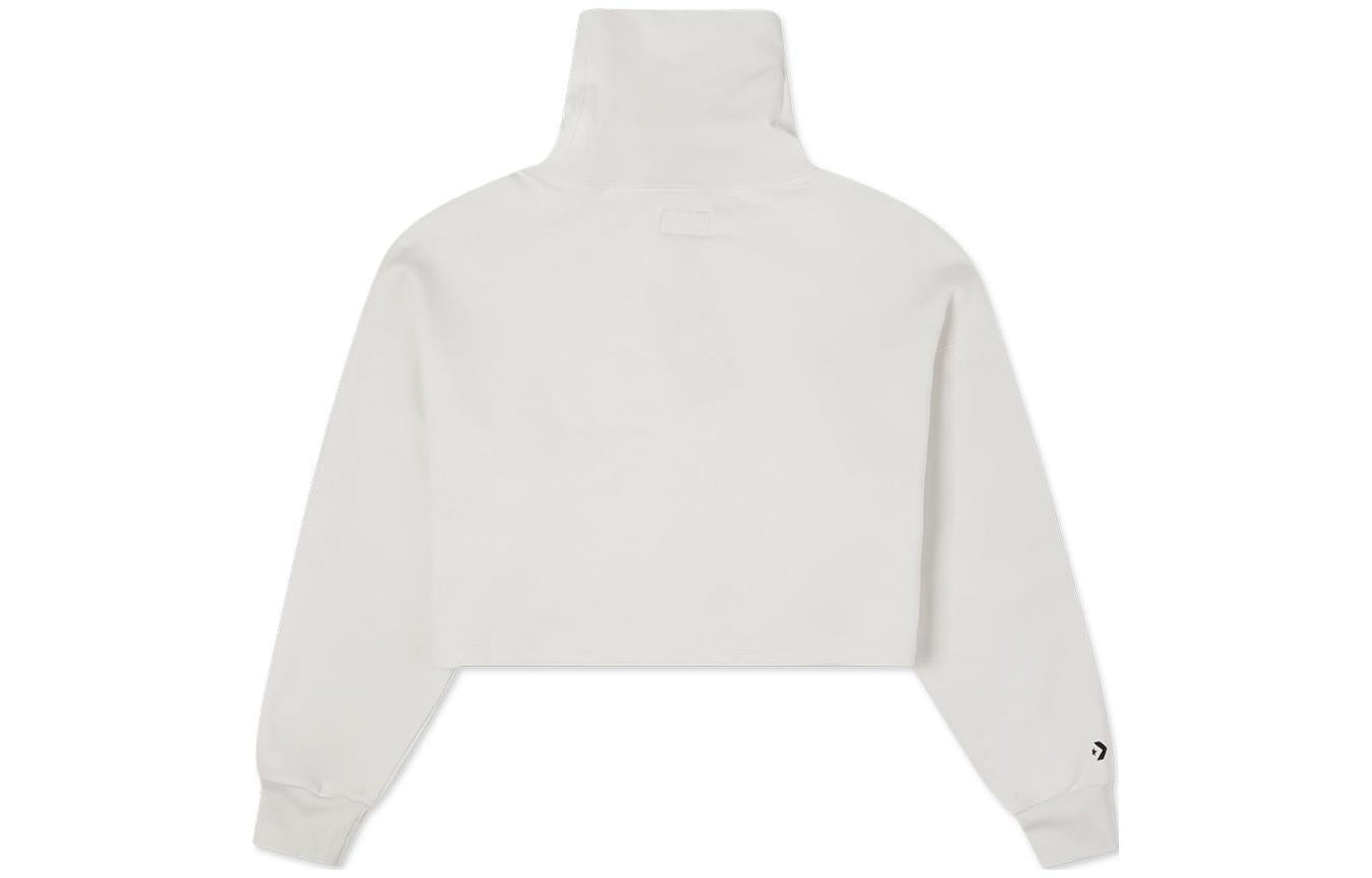 (WMNS) HIGH NECK MOCK Crew White CREAM 10022736-A03