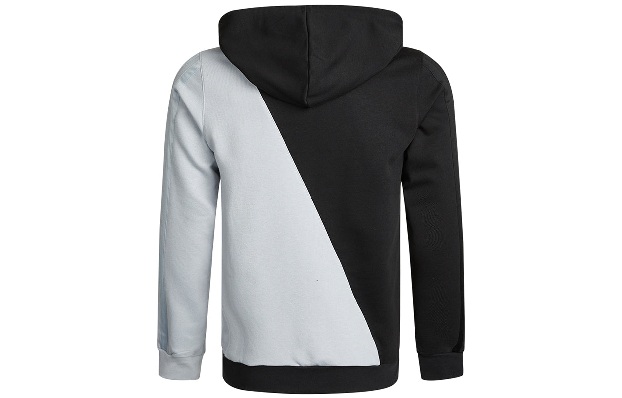 adidas Dame Vis Hood Casual Sports Colorblock Hooded Pullover Black Gray GT0216