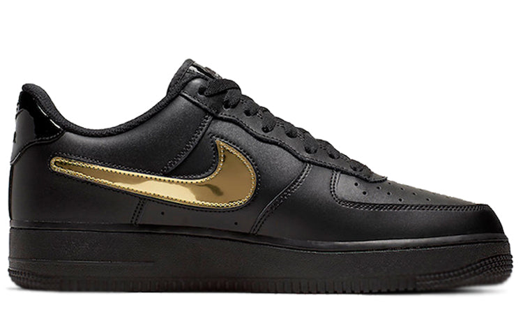 Nike Air Force 1 Low '07 LV8 'Removable Swoosh - Black Gold' CT2252-001