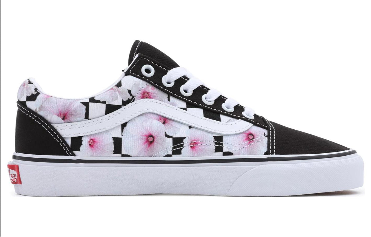 Vans Hibiscus Check Old Skool 'Black' VN0007NTBM8