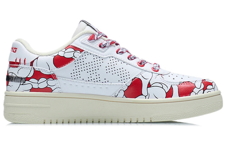 (WMNS) Li-Ning Classic Skateboarding x Disney 'White Red Minnie' AGCS146-1