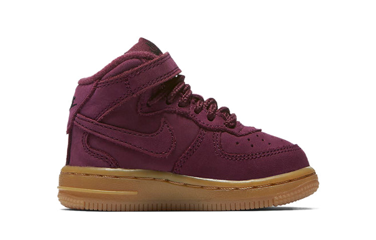 (TD) Nike Force 1 Mid WB 'Bordeaux' AH0757-600