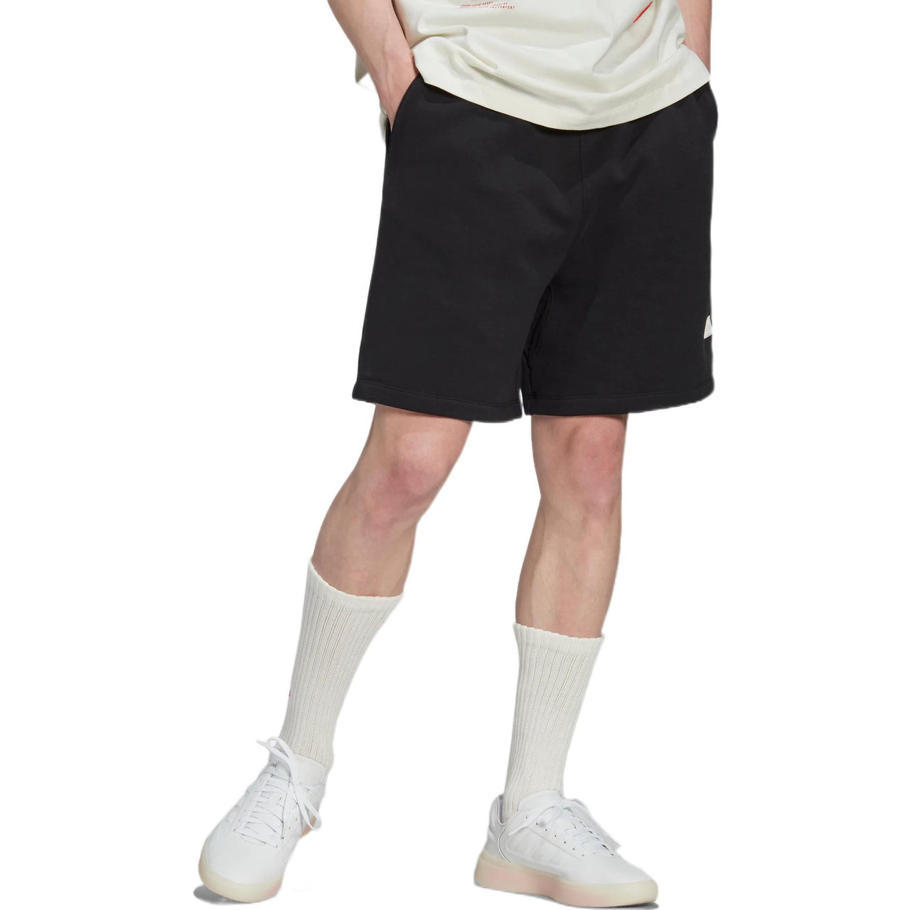 Men's adidas Solid Color Sports Shorts Black HG2067