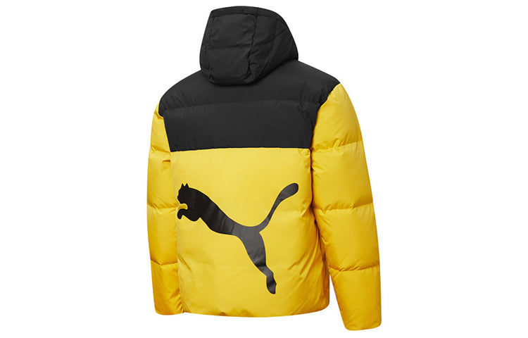 PUMA Puffer Down Jacket 'Yellow Black' 530695-99