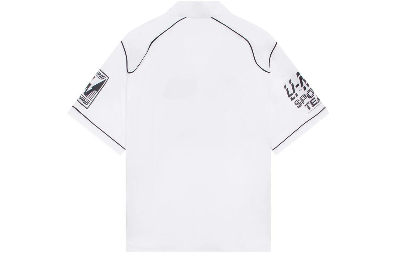 Li-Ning Sports Team Graphic Shirts 'White' ASHS023-1