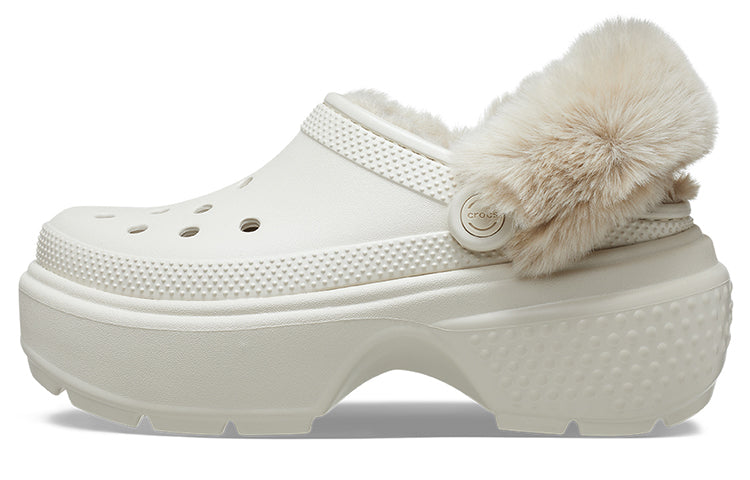 Crocs Stomp Lined Clogs 'White' 208546-160
