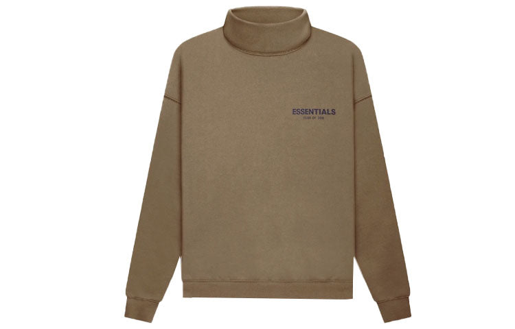 Fear of God Essentials FW21 Pullover Mock Neck Sweatshirt 'Harvest' FOG-FW21-011