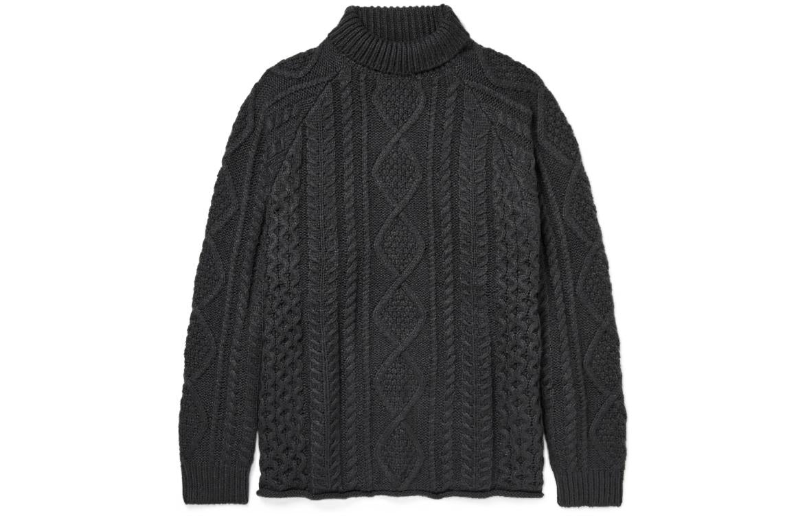 Fear of God Essentials SS22 Cable Knit Turtleneck 'Iron' FOG-SS22-009