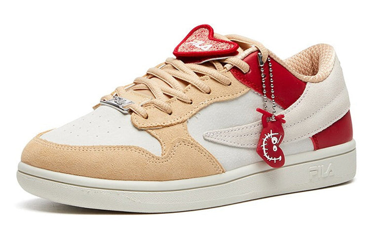 (WMNS) Fila Fusion Shoes 'Cream Red Pink' T12W115108FWB