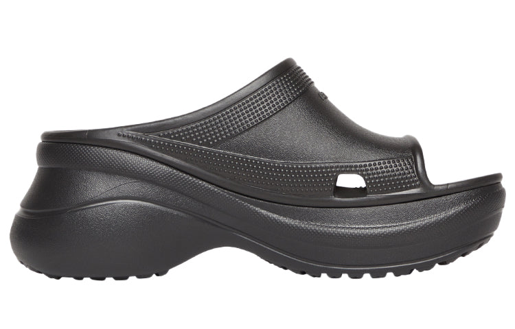 Balenciaga Crocs Pool Slide Sandals 'Black' 677386W1S8E1000