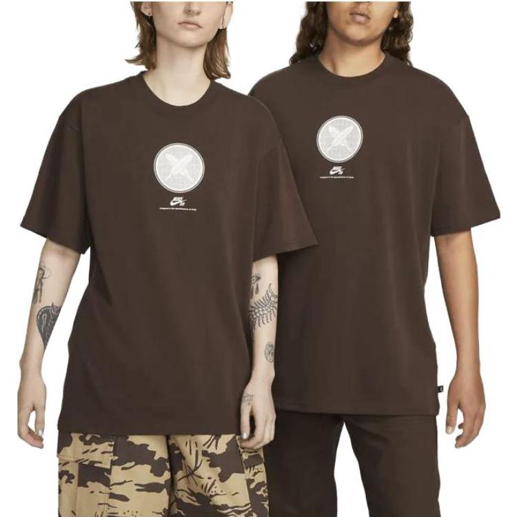Nike SB M90 x Yuto SS23 Logo T-Shirt 'Barouque Brown' FN0670-237