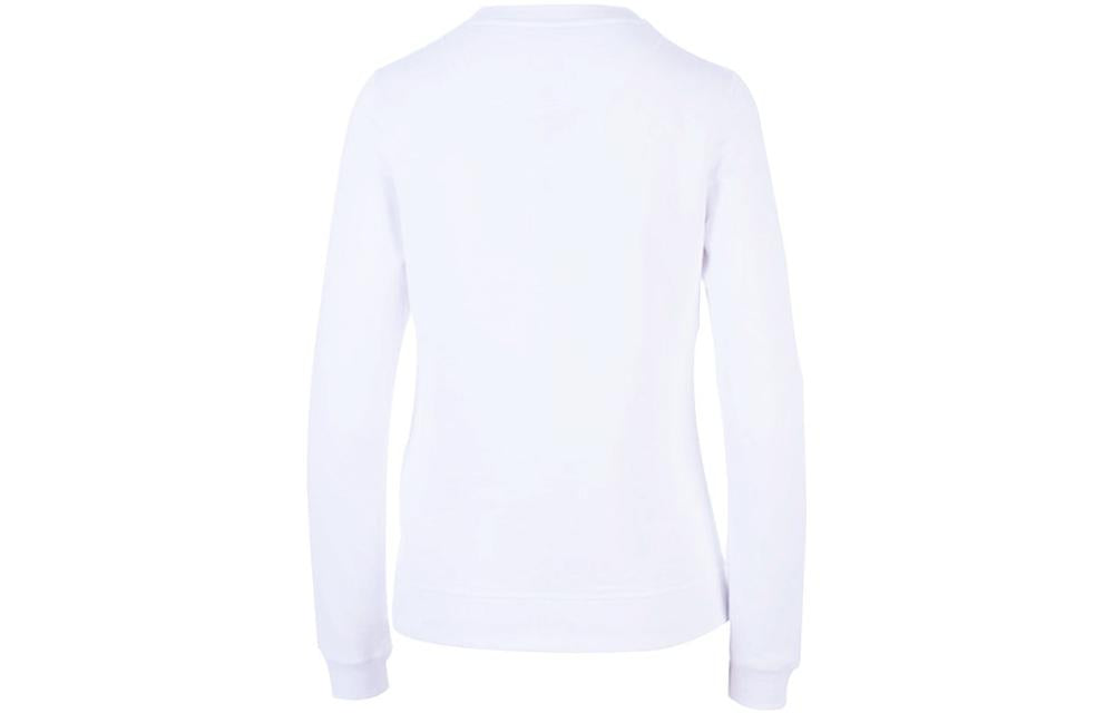 (WMNS) KENZO Tiger Head Embroidered Cotton Pullover Hoodie White F952SW7054XA-01