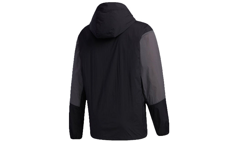 adidas Windbreaker Sports Logo Jacket Black GL5626