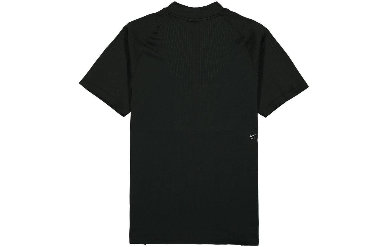 Men's Nike x MMW Crossover NRG Dri-FIT Solid Color Round Neck Short Sleeve Black T-Shirt DD9436-010