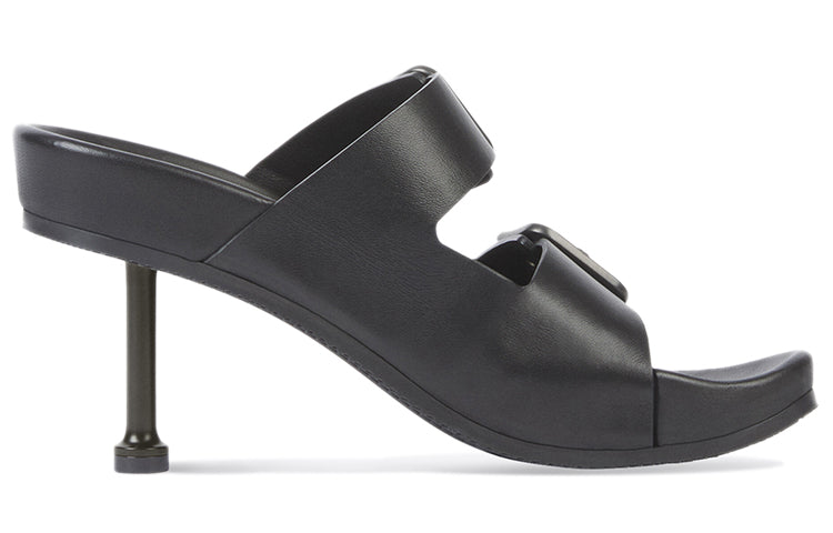 (WMNS) Balenciaga Mallorca Sandals 'Black' 656621WA2M61010
