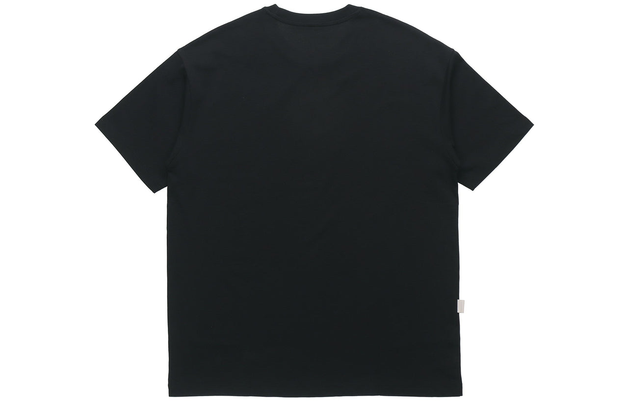 Li-Ning Basketball Series Red Flag 1st October Short Sleeve 'Black' AHSP833-1