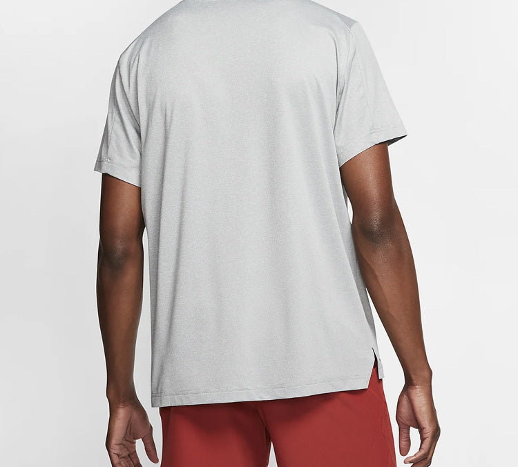 Nike Pro Short Sleeve Training Tops Breathable Quick Dry Gray CJ4612-084